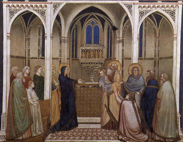 GIOTTO di Bondone Presentation of Christ in the Temple Germany oil painting art